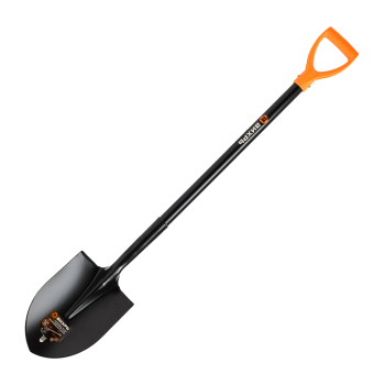 Штыковая лопата Вихрь с изогнутой тулейкой, металлический черенок